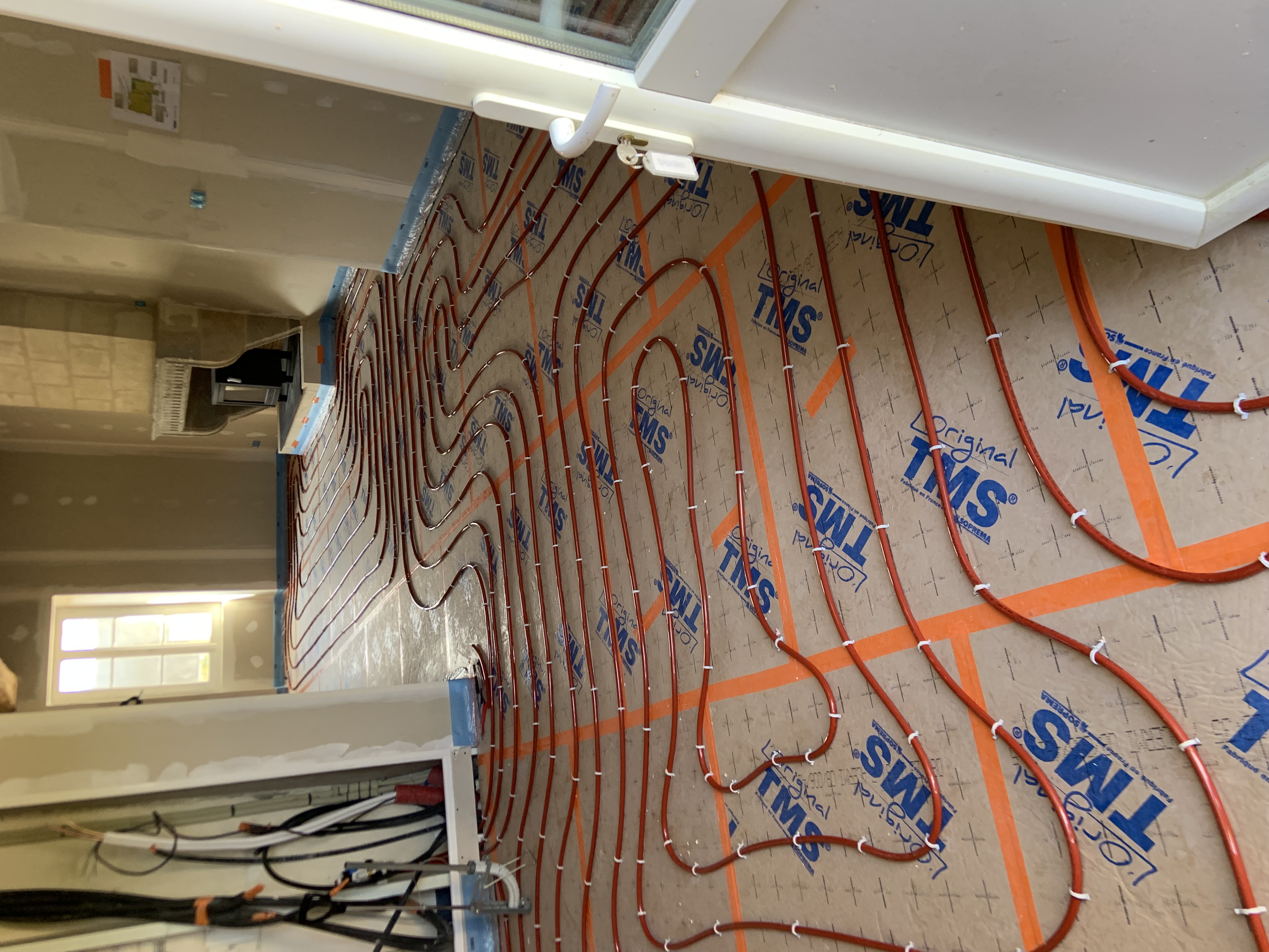 Plancher chauffant – exemple de réalisation